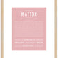 Mattox | Name Art Print