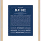 Mattox | Name Art Print