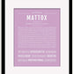 Frame Options | Lilac | Black Frame, Matted