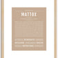 Mattox | Name Art Print