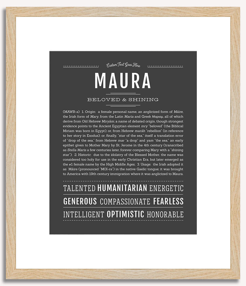 Maura | Name Art Print