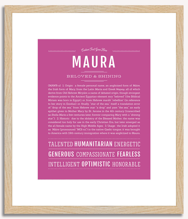 Maura | Name Art Print