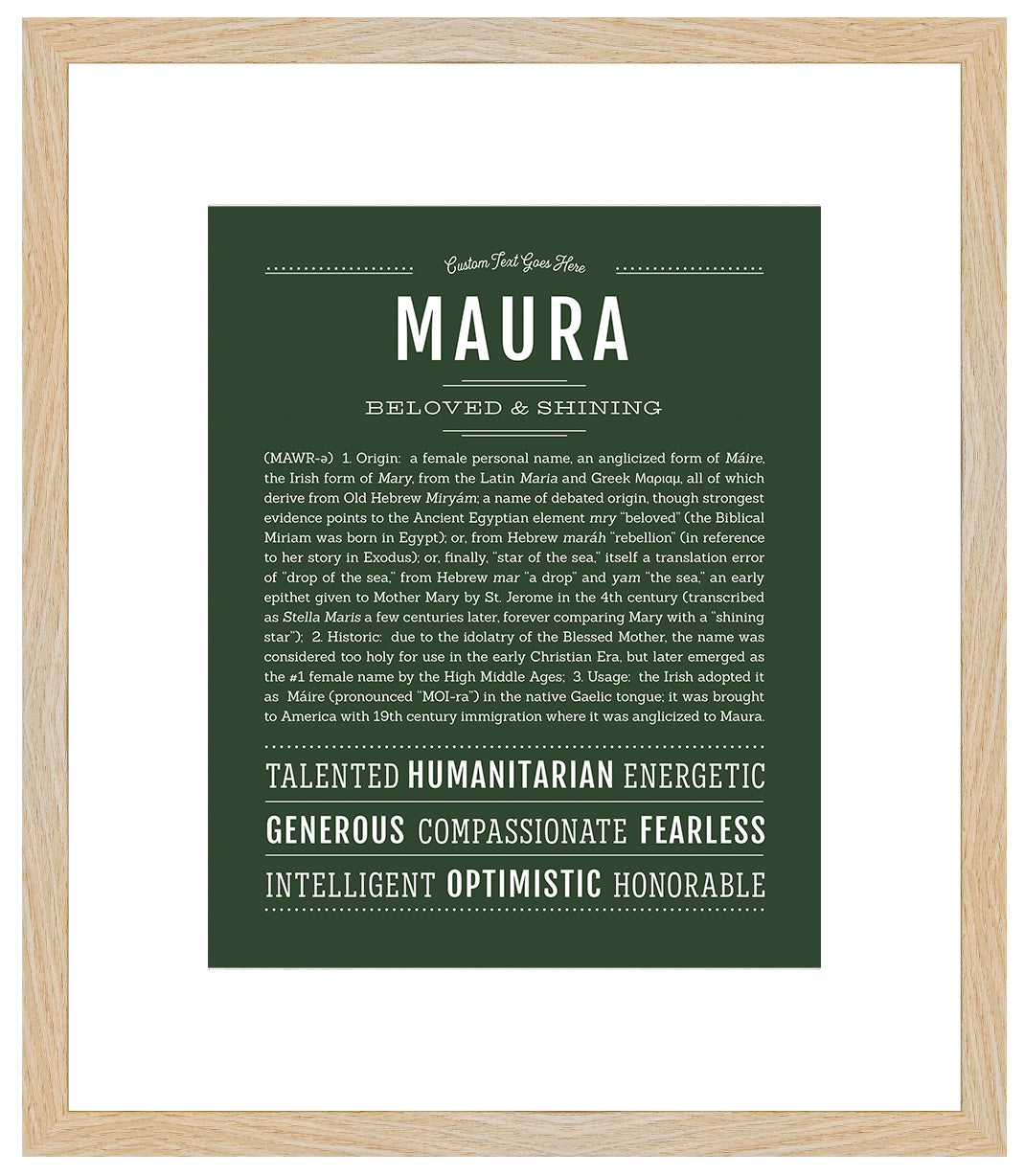 Maura | Name Art Print