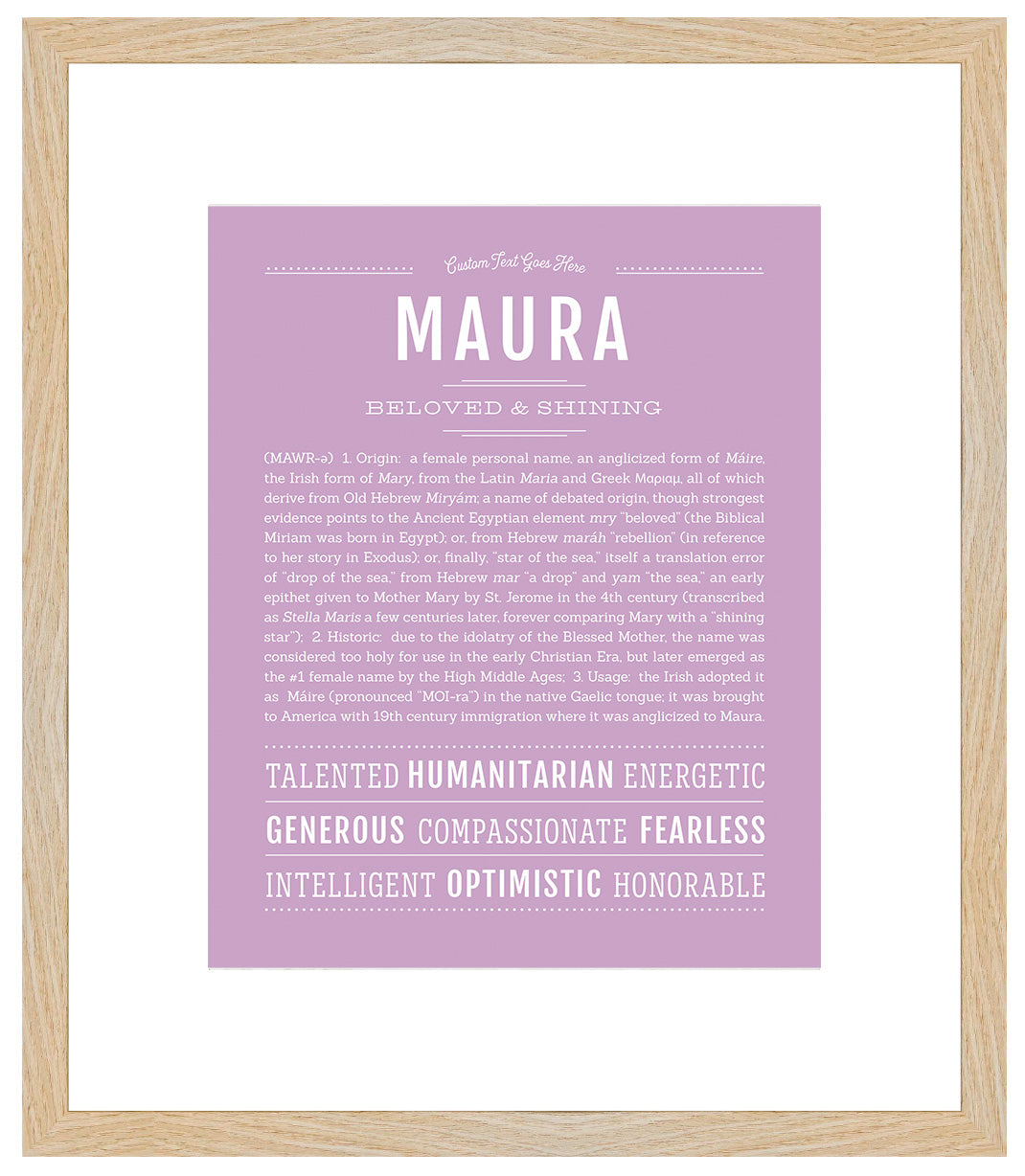 Maura | Name Art Print