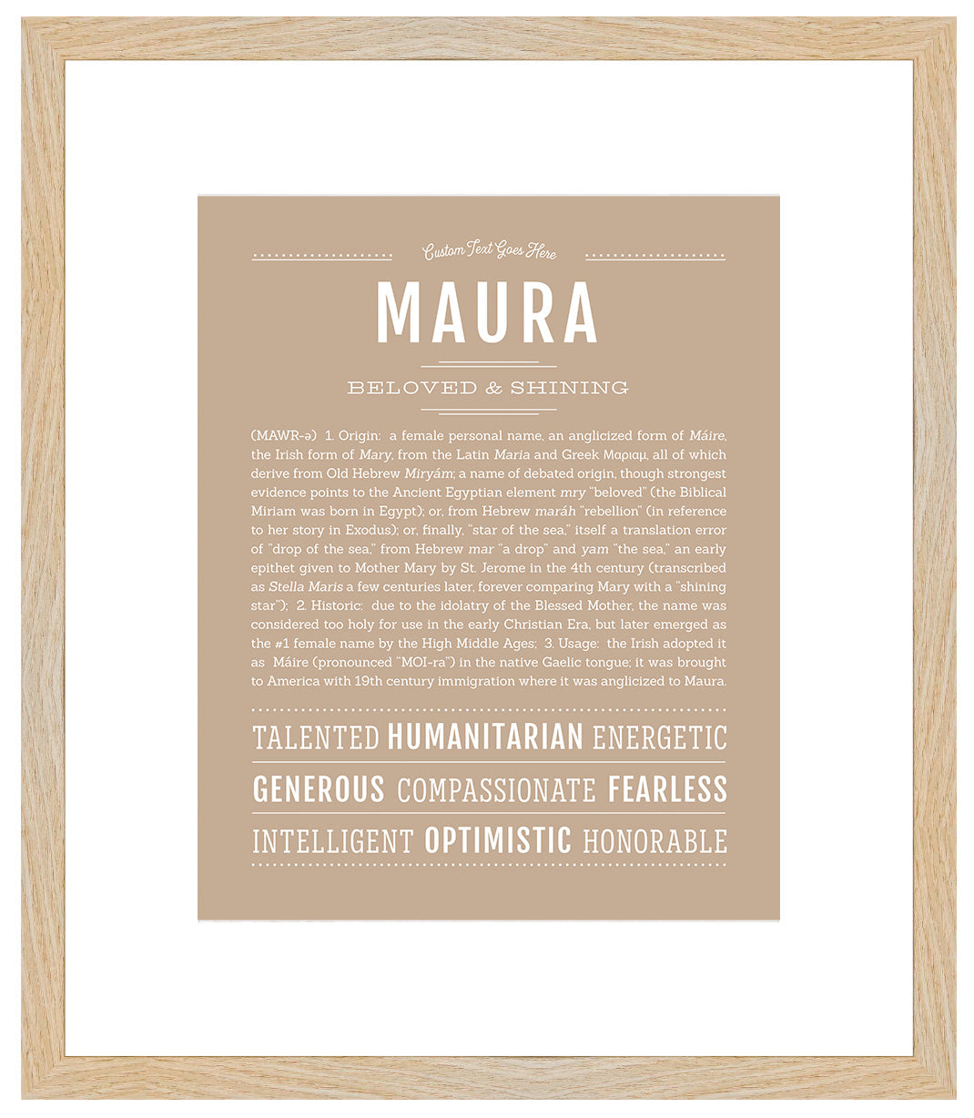 Maura | Name Art Print