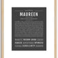 Maureen | Name Art Print