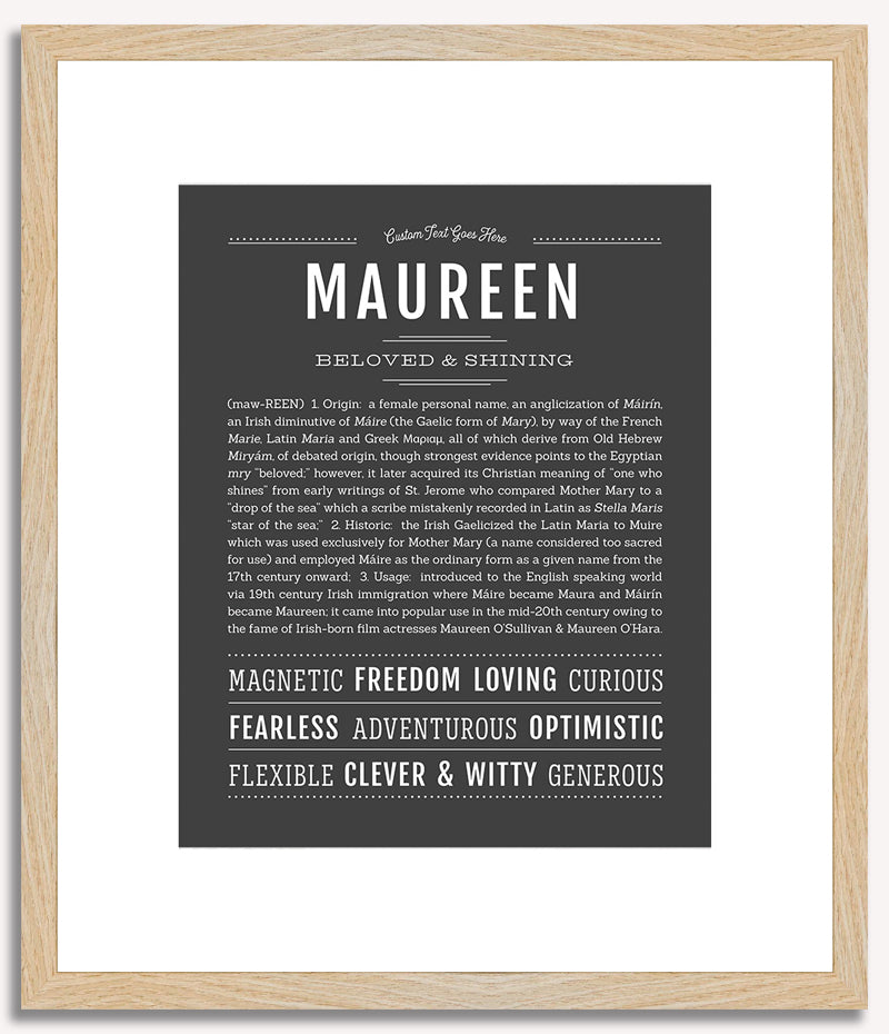 Maureen | Name Art Print