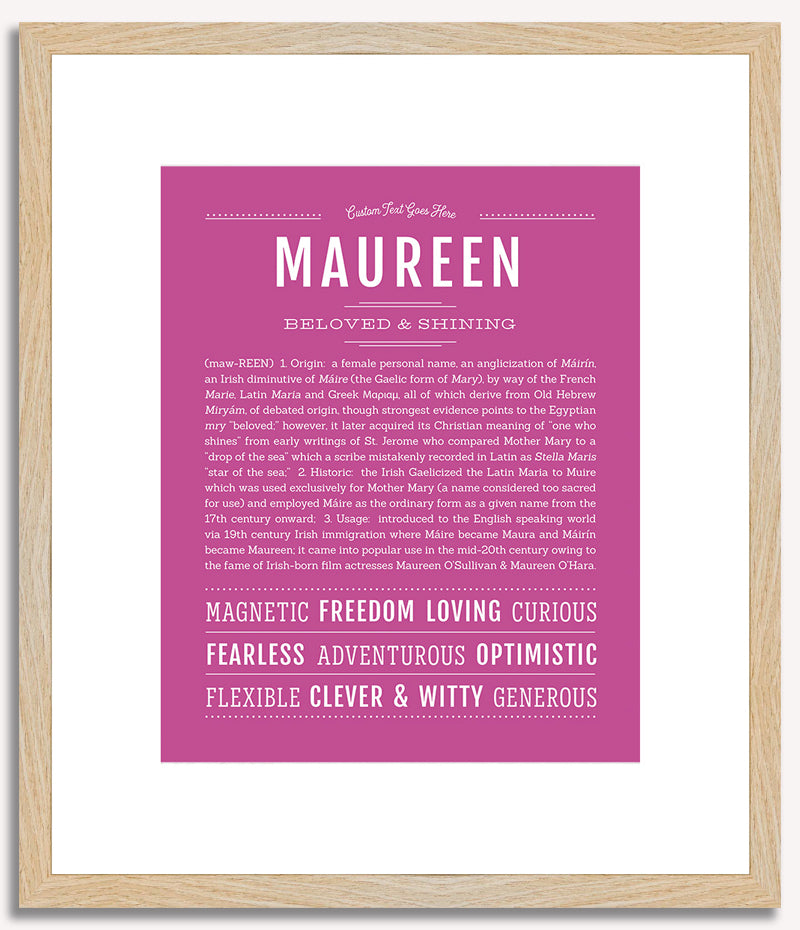 Maureen | Name Art Print