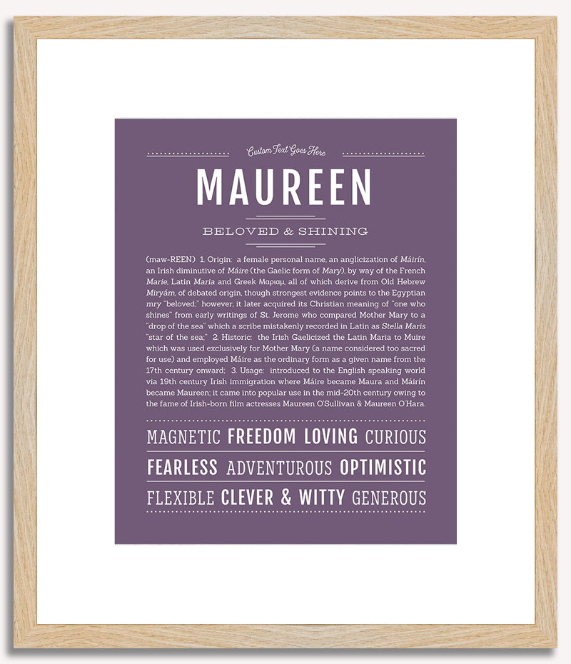 Maureen | Name Art Print