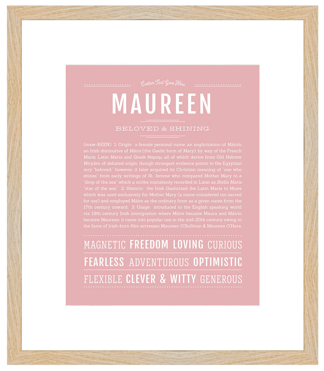 Maureen | Name Art Print