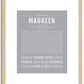 Maureen | Name Art Print