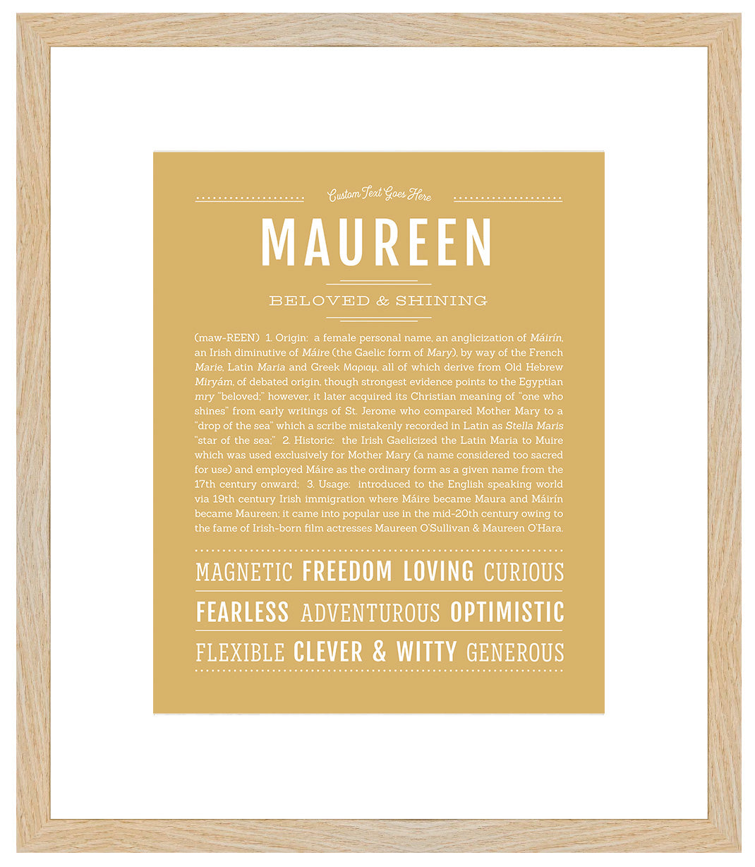 Maureen | Name Art Print