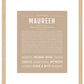 Maureen | Name Art Print