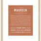 Maureen | Name Art Print