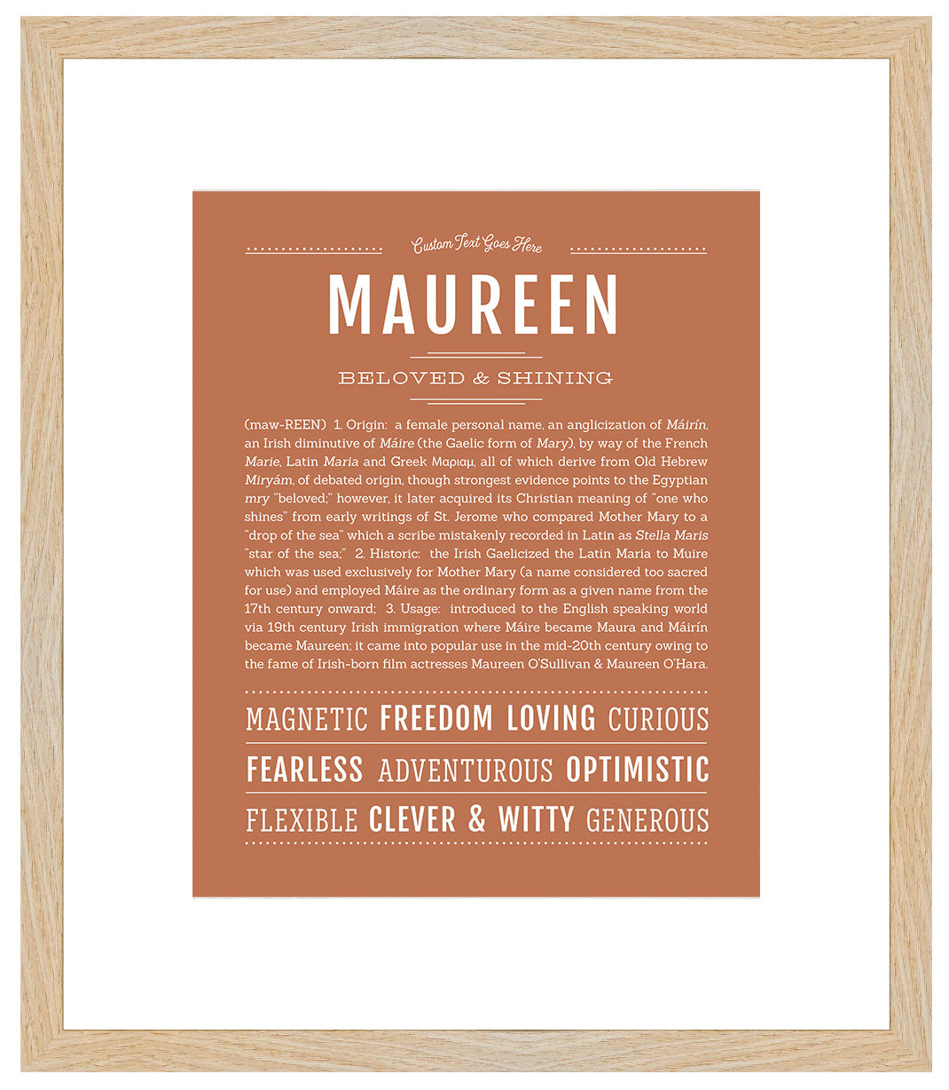 Maureen | Name Art Print