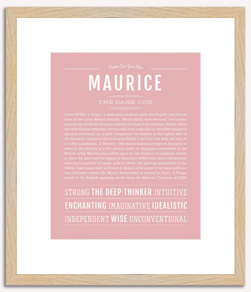 Maurice | Name Art Print