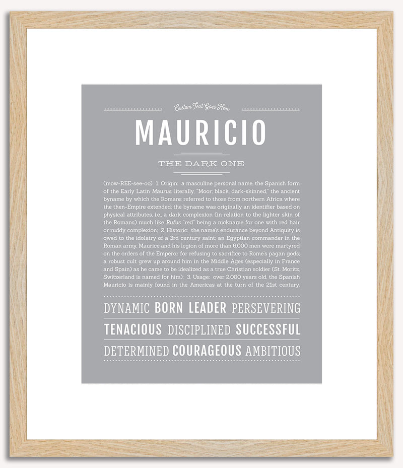 Mauricio | Name Art Print