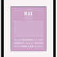 Frame Options | Lilac | Black Frame, Matted