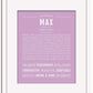 Frame Options | Lilac | White Frame, Matted