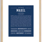 Maxel | Name Art Print