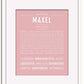 Frame Options | Dusty Rose | White Frame, Matted