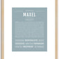 Maxel | Name Art Print