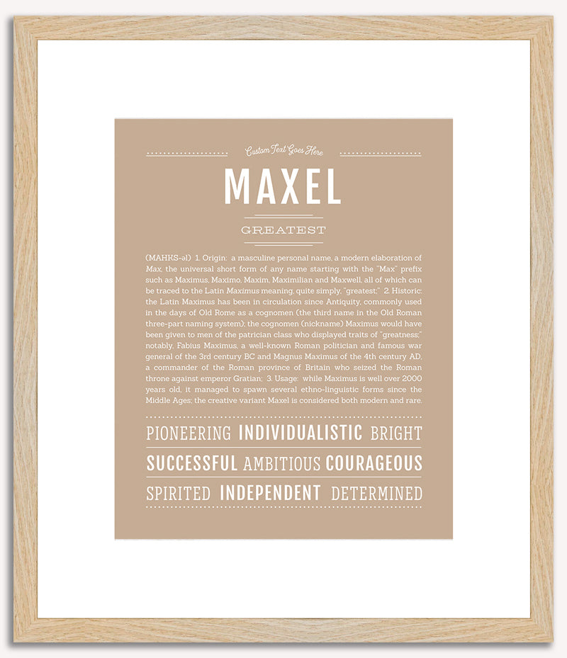 Maxel | Name Art Print