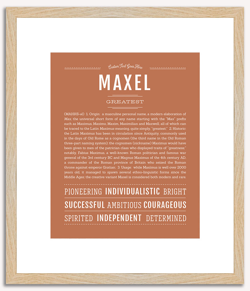 Maxel | Name Art Print