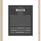 Maxen | Name Art Print