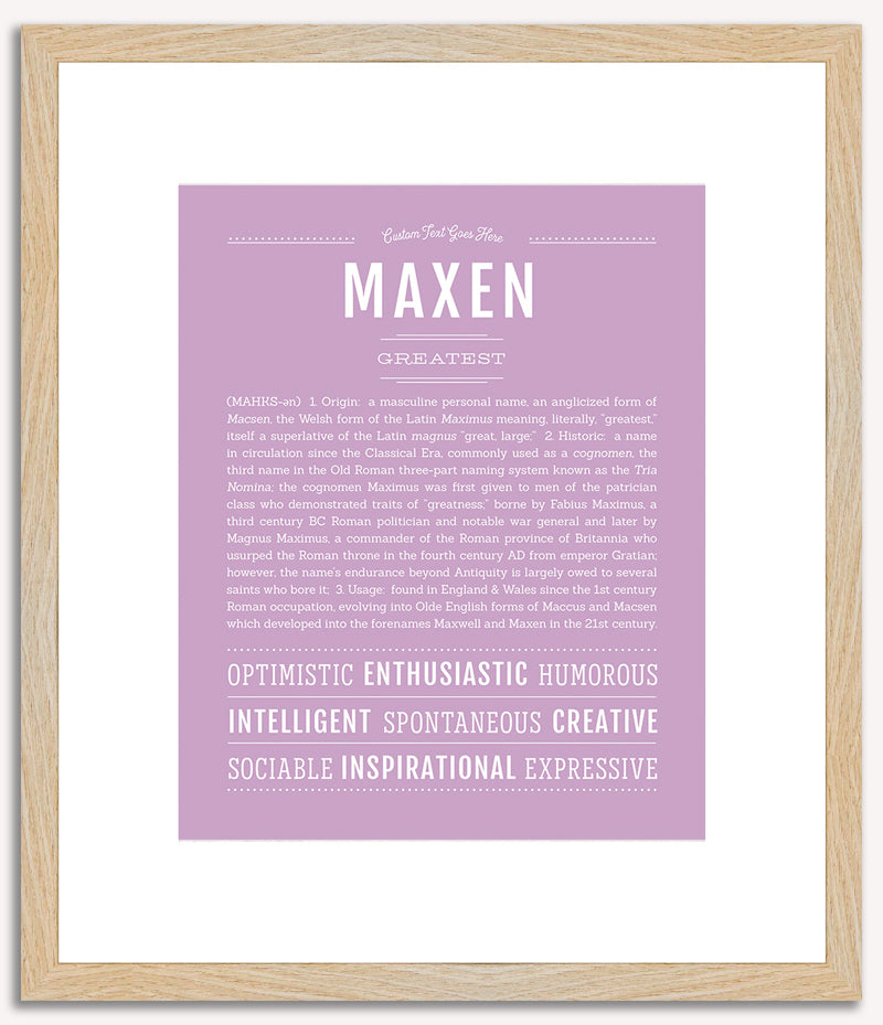 Maxen | Name Art Print