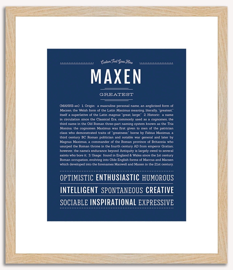 Maxen | Name Art Print