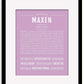 Frame Options | Lilac | Black Frame, Matted