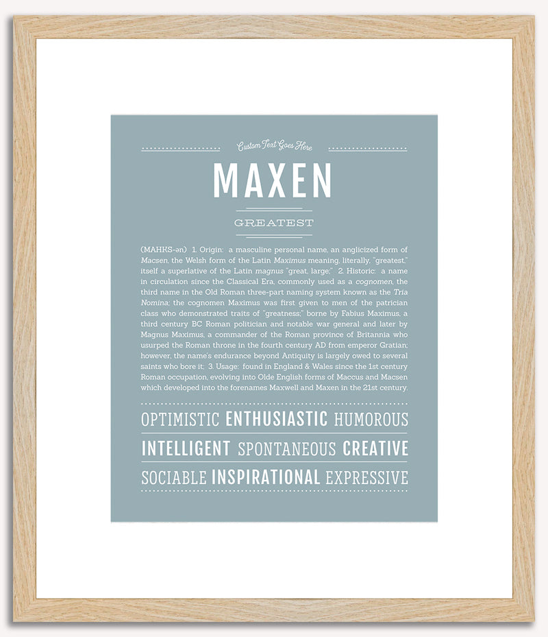 Maxen | Name Art Print