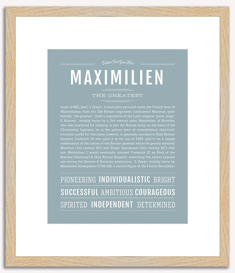 Maximilien | Name Art Print