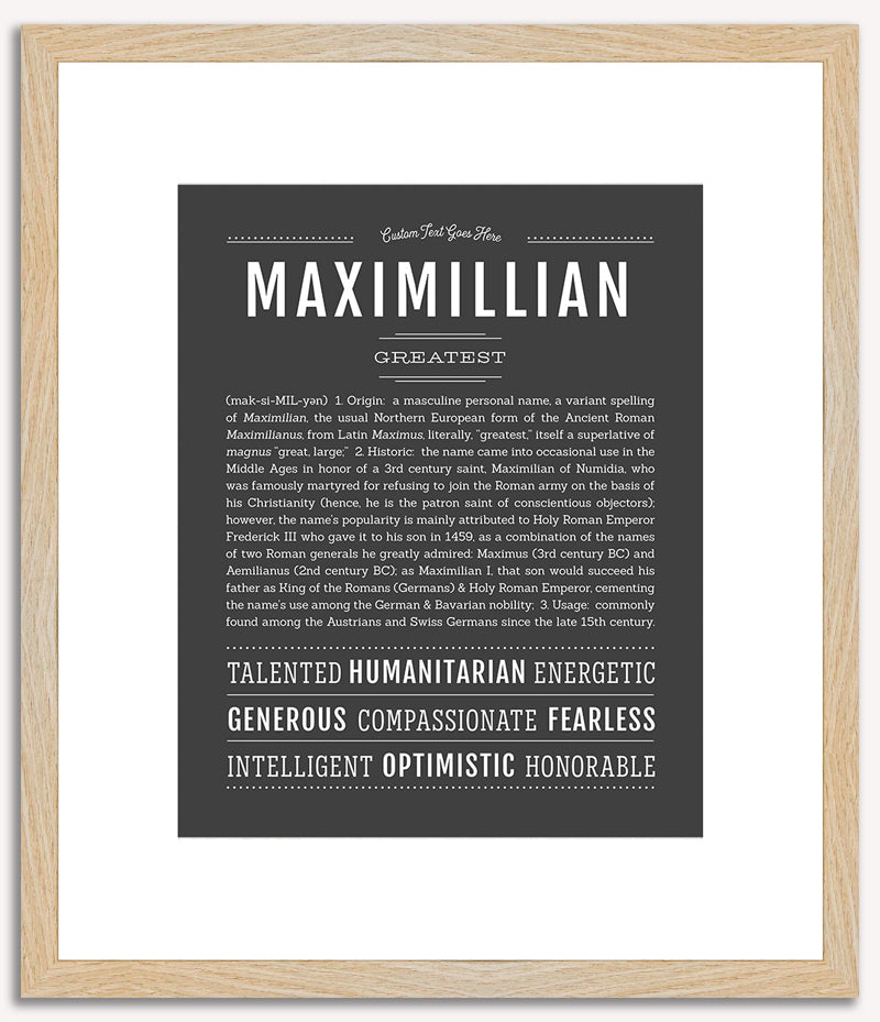 Maximillian | Name Art Print