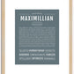 Maximillian | Name Art Print