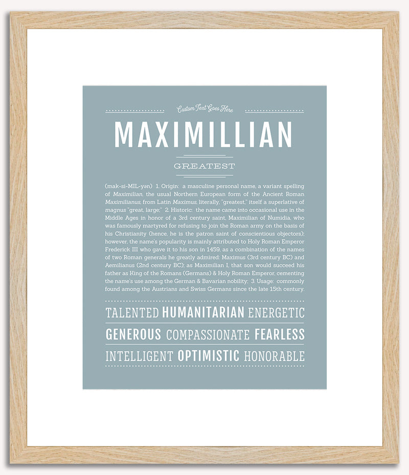 Maximillian | Name Art Print