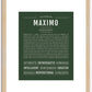 Maximo | Name Art Print