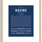 Maximo | Name Art Print