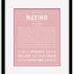 Frame Options | Dusty Rose | Black Frame, Matted