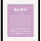 Frame Options | Lilac | Black Frame, Matted