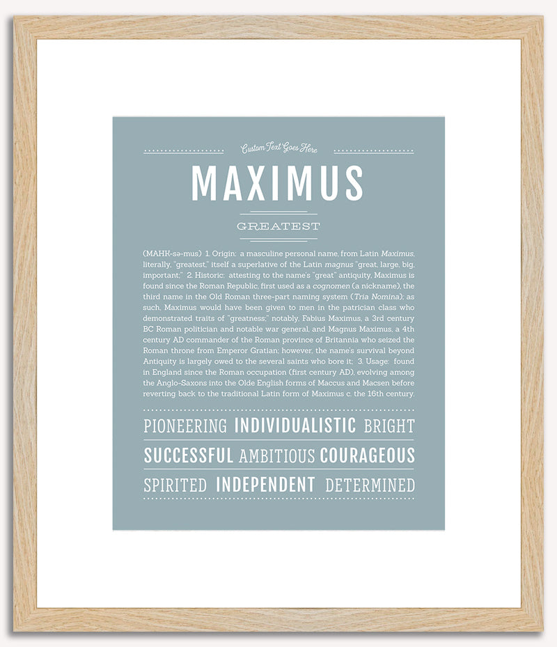 Maximus | Name Art Print