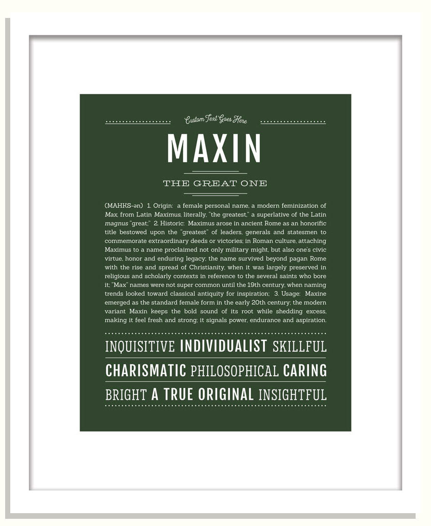 Maxin | Name Art Print