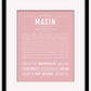Maxin | Name Art Print