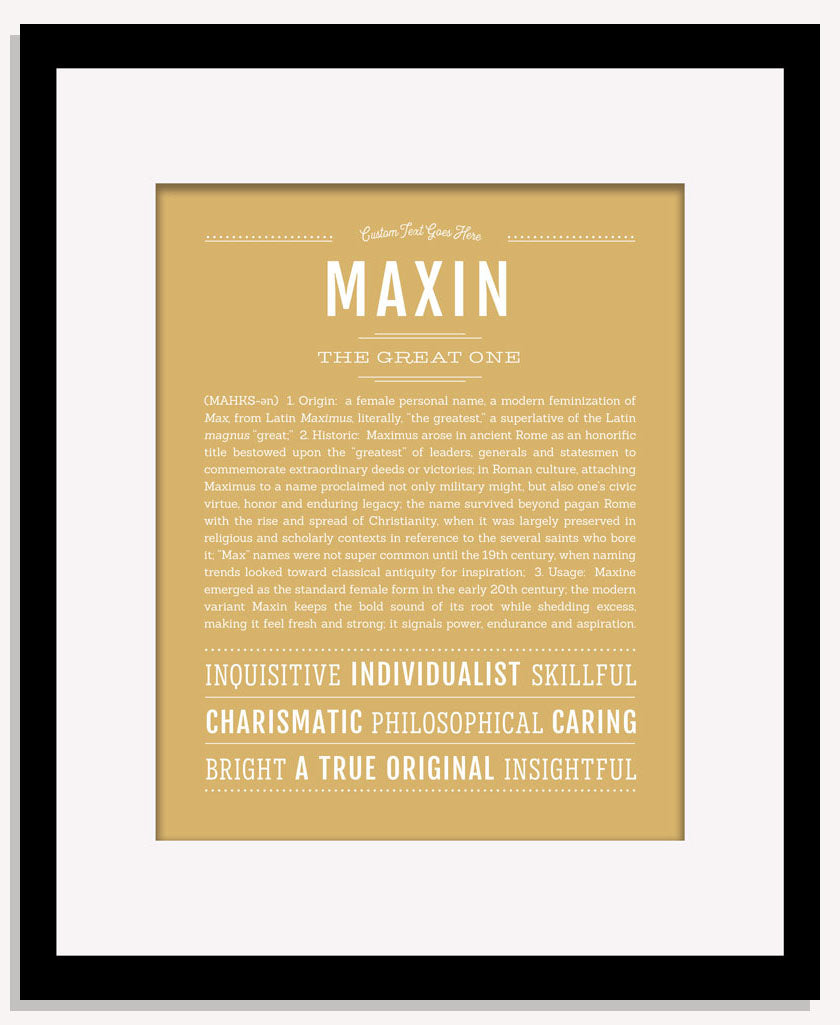 Maxin | Name Art Print