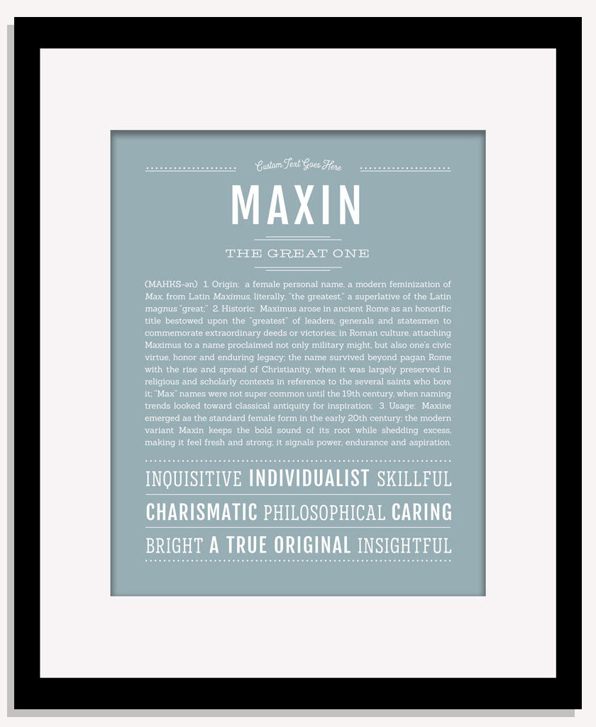 Maxin | Name Art Print