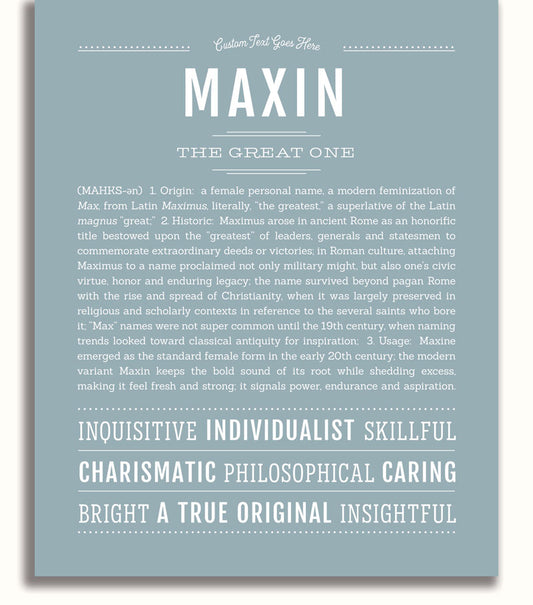 Frame Options | Powder Blue | White Frame, Matted