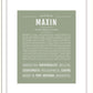 Maxin | Name Art Print