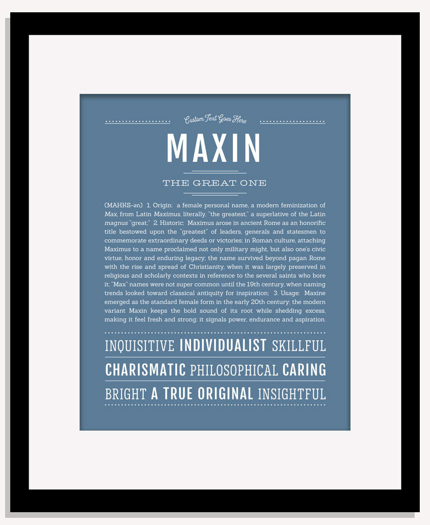 Maxin | Name Art Print