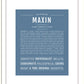 Maxin | Name Art Print